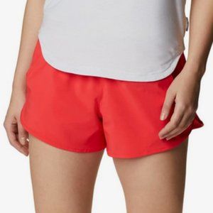 Columbia | Bogota Bay PFG Red Hibiscus 5" Inseam Shorts, Women's Large